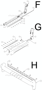 Page D Diagram and Parts List for BX-4  MK Diamond Concrete Saw